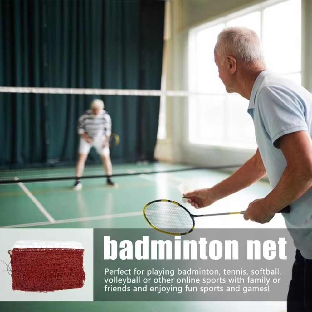 Badminton Netting - 折りたたみ式の標準バドミントンネット,簡単な取り付けのテニスネット,スポーツ練習用のバレーボールネット,エンターテインメント競技