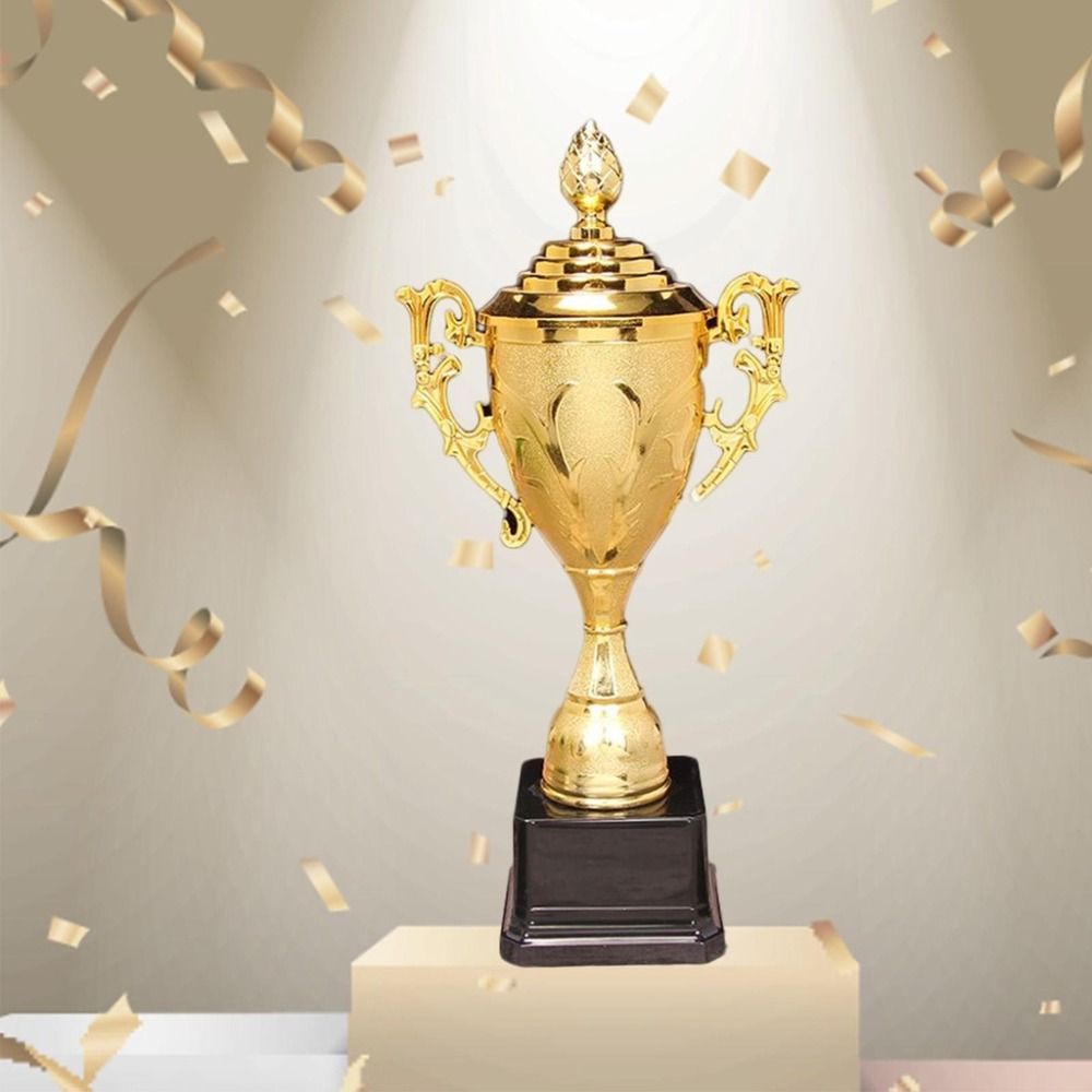 Badminton Cup - 子供のゴールドtrophy賞、学校賞供給、競技サッカー勝者、おもちゃプラスチックモデル、小さな賞品カップ