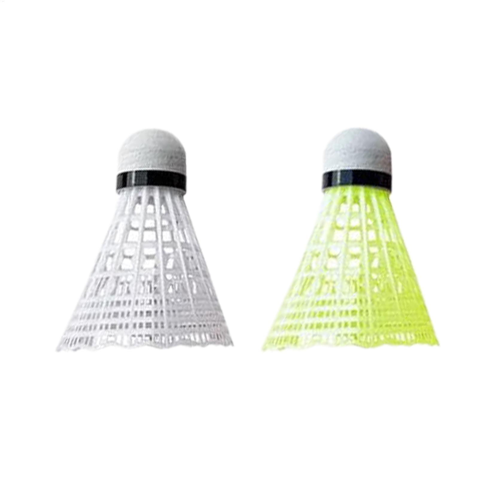 バドミントンシャトルコック 12個入り 耐風性トレーナーナイ - Nylon Shuttlecock 12 のレビューと価格