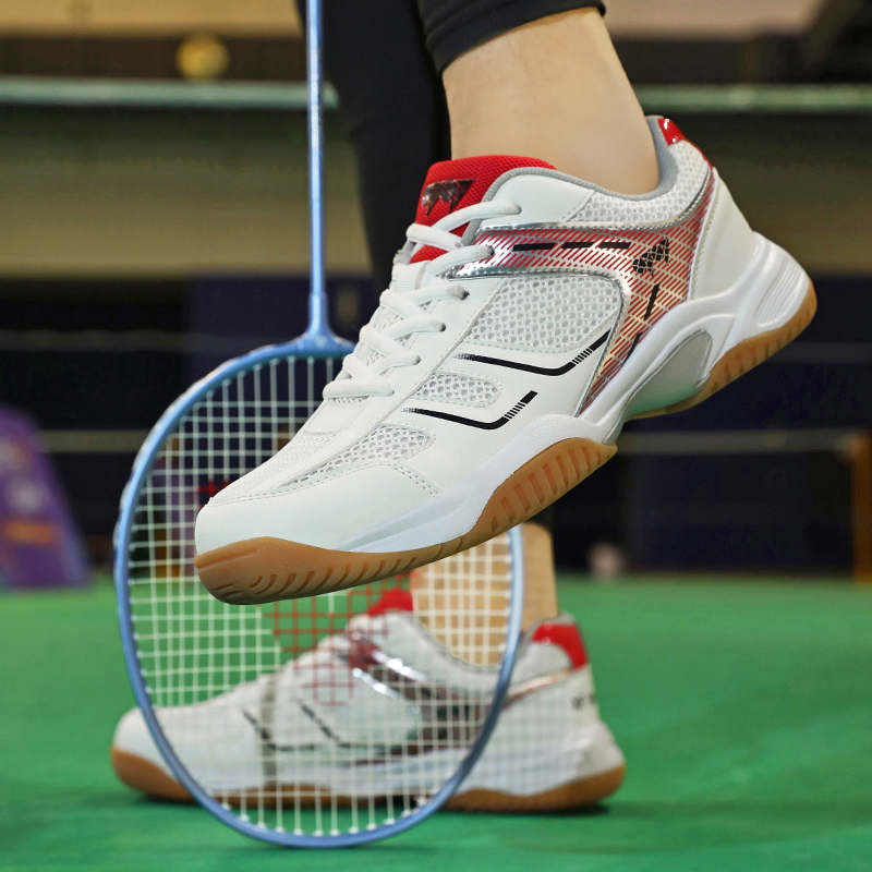 新しいバドミントンシューズ男性女性抗ねじれクッション男性のス - Badminton Hall のレビューと価格