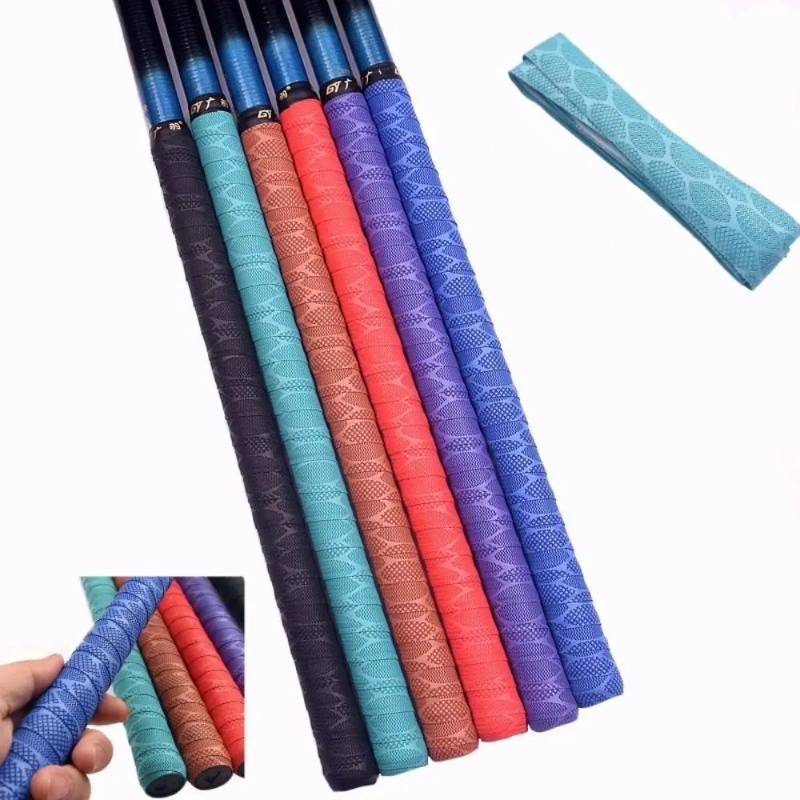 2 メートルの滑り止め粘着性吸汗ベルト拡張釣竿巻きベルト自転 - Badminton Netting のレビューと価格