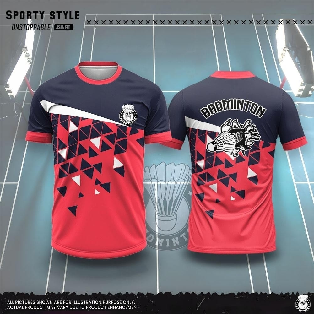 メンズ服ファッション 3D プリントバドミントン Tシャツ夏 - Badminton Emoji のレビューと価格