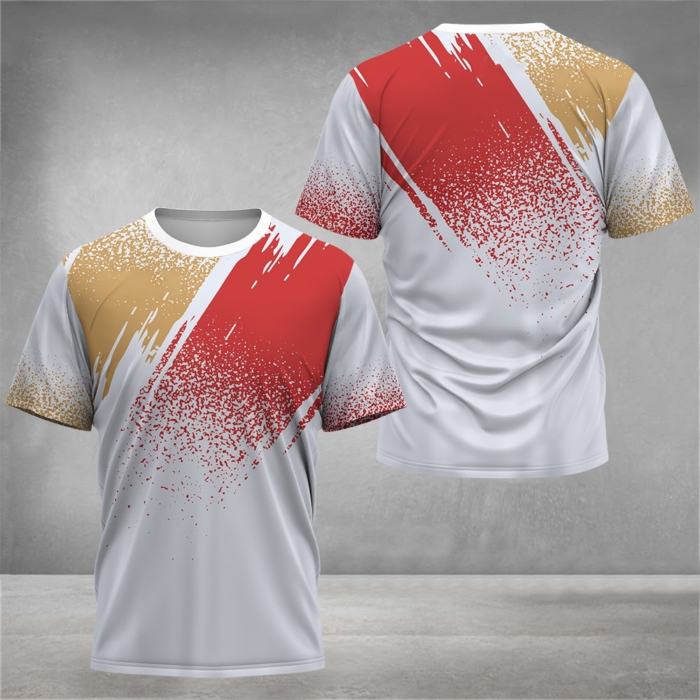 ジムテニススポーツメンズ Tシャツカジュアル O ネックルー - Badminton Emoji のレビューと価格