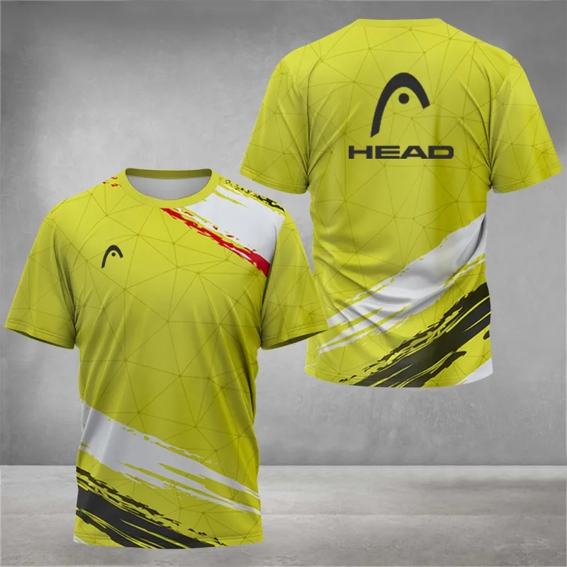 夏通気性メンズ Tシャツ屋外バドミントン卓球ジャージ O ネ - Badminton Emoji のレビューと価格