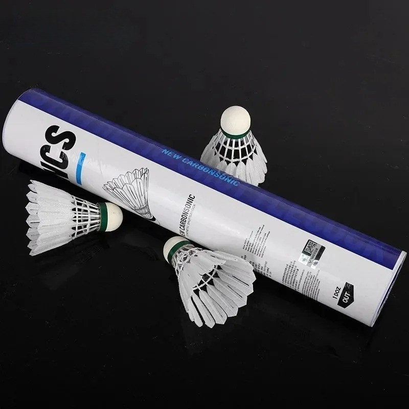 12 個 NCS カーボンサウンドバドミントンシャトルコック - Nylon Shuttlecock 12 のレビューと価格