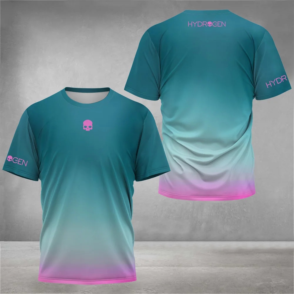 男性と女性の両方のための高品質の3DプリントテニスTシャツ、 - Badminton Emoji のレビューと価格