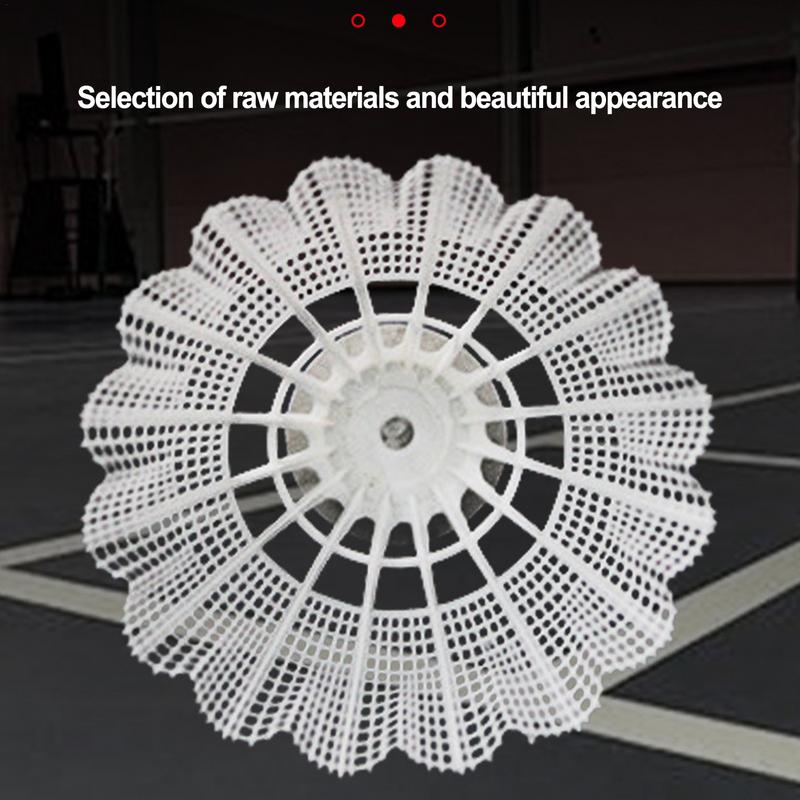 屋内およびジム用の高精度ナイロンバドミントンシャトルコック, - Nylon Shuttlecock 12 のレビューと価格
